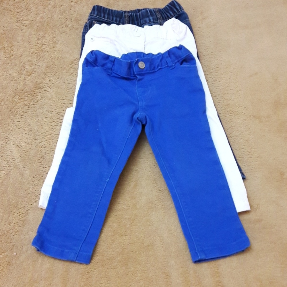 Bundle of 3 long pans for girls size 24M